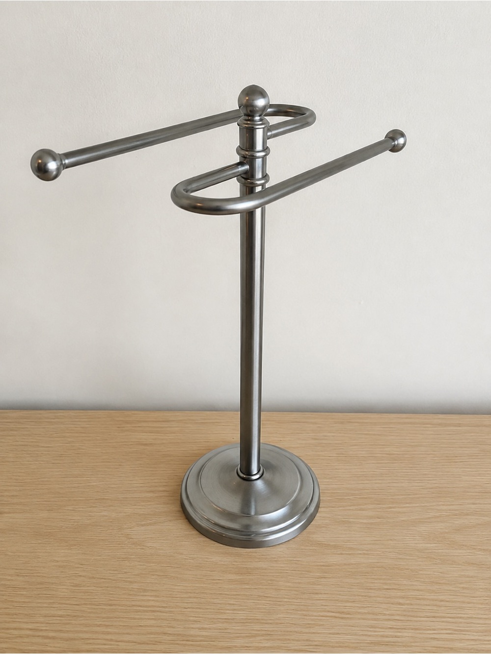 Metal Double-Arm Paper Towel or Accessory Holder